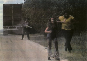 ... , Ed Guinn and Gunnar Hansen in The Texas Chain Saw Massacre (1974