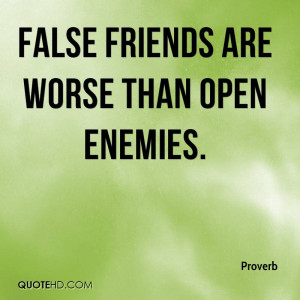 False Friends Quotes