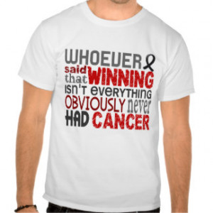 Inspirational Skin Cancer Quotes T-shirts & Shirts