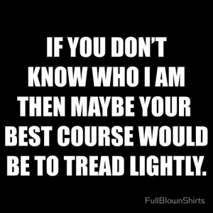 Walt's Tread Lightly Quote (White)