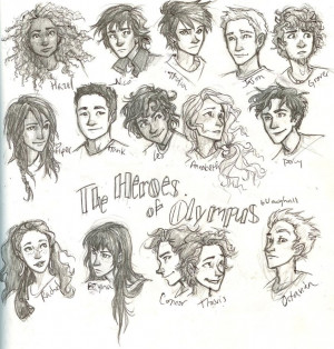 The Heroes of Olympus All HoO character (main ones)
