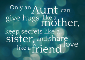 feel free to save and print for all those wonderful aunties in your ...
