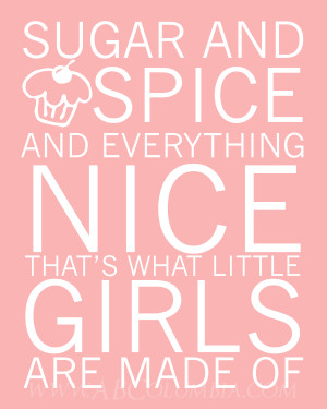 little girls are made of art for room