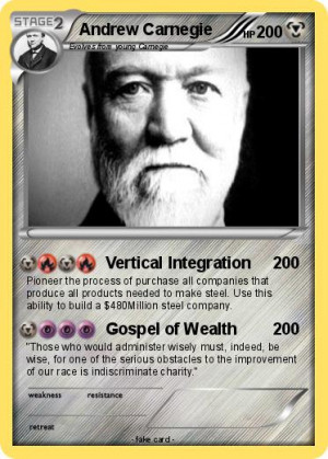 Andrew Carnegie Vertical Integration Diagram Pokemon andrew carnegie