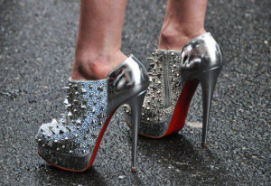 Spikes Studs Chains Leather Sculpted Heels Extreme Re- Punk, by Etsy ...