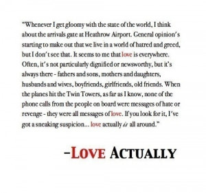 love actually is all around