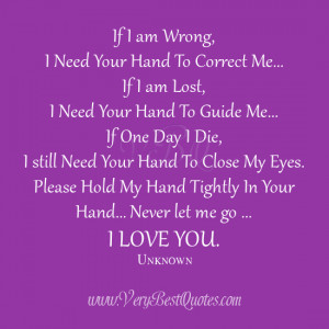 Sweet love quotes, hold my hands, cute love sayings, I love you quotes