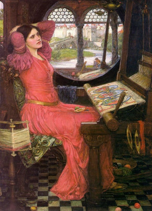 here we are introduced to the lady of shalott she is the classic ...