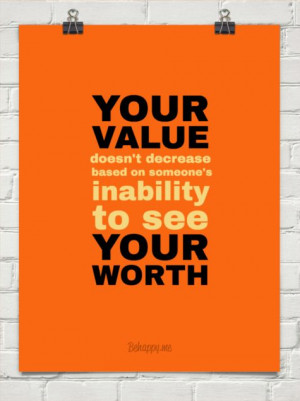 Your value- your worth #30120