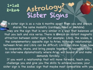 Sister Signs - Aries & Libra - Gemini & Sagittarius - Leo & Aquarius ...