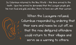 Columbus Day Native American Perspective