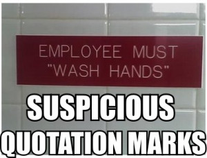 funny wash hands sign quotes