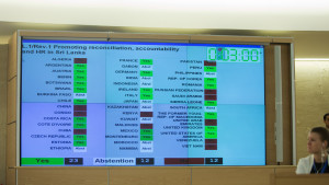 Voting on Sri Lanka resolution on March 27, 2014 at the 25th Session ...