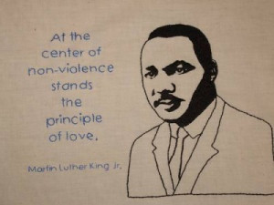 Martin Luther King Jr. Cross Stitch Quote on Craftster