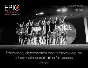 Persistance, determination and teamwork are an unbeatable combination ...