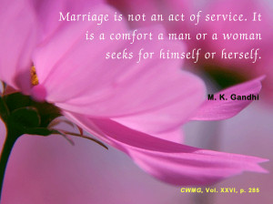 Mahatma Gandhi Quotes on Marriage