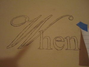 Room Decor- Painting Quotes on Wall (Part 1)