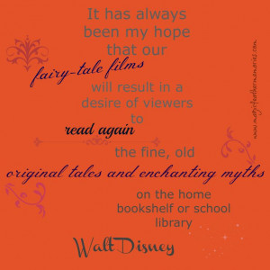 Walt Disney quote on reading www.magicfeathermemories.com