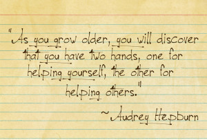 QUOTES ABOUT GIVING TO OTHERS