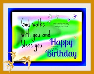 bless your way. Free christian image for birthday card, free quotes ...