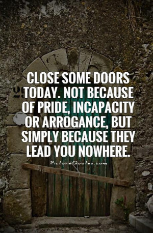 closed door