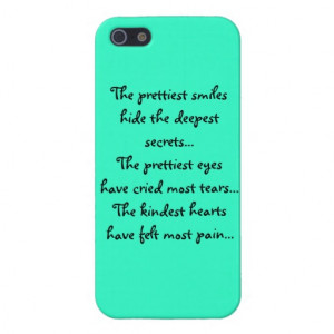 Cute turquoise quote iphone 5 case