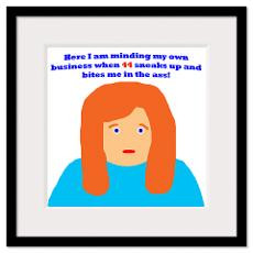 44th birthday bite Framed Print