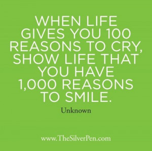 1000 reasons to smile