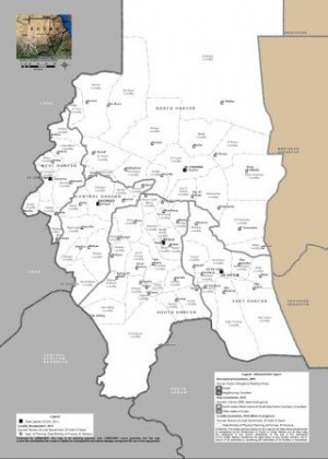 Sudan Darfur Region Map