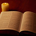 ... warm candle god holy burning flame page bible chapter bookmark verses
