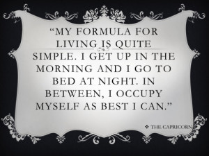 Star Sign QuotesCapricorn