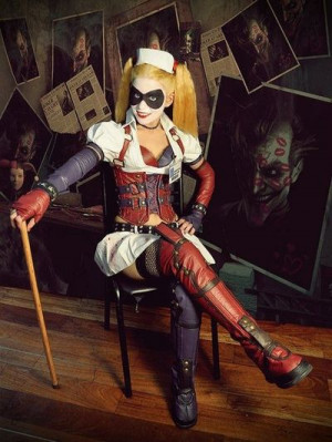 Harley Quinn Arkham Asylum by AnaSBertola