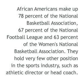African American athletes are among the few who seem above that racism ...