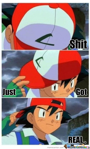 shit just got real meme center