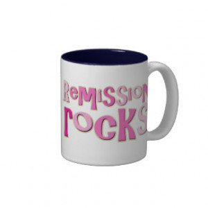 Breast Cancer Remission Rocks Coffee Mug