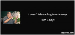 More Ben E. King Quotes