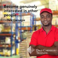 Become genuinely interested in other people. - #DaleCarnegie
