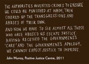 ... apology, we cannot expect justice to improve', attributed to 'John