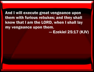 Bible Verse Ezekiel 25 17