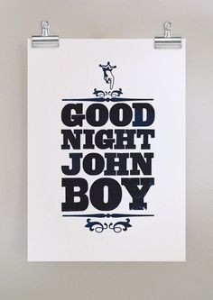 ... goodnight #funny #humorous #poster #print #wall hanging #design #black