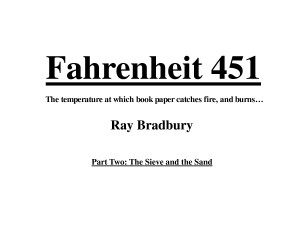 Fahrenheit 451 study questions and answers - part 2 - esacormier by ...