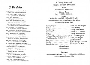 Funeral Program Samples