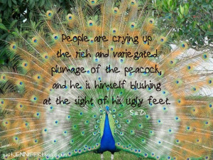 peacock quote