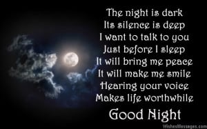 Good Night Poems for Boyfriend