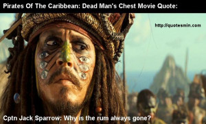 Pirates Of The Caribbean: Dead Man's Chest Movie Quote: Captain Jack ...