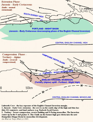 The section above is a very simplified and diagrammatic cross section