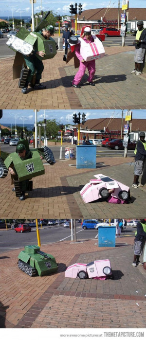 funny transformers costumes real life cars
