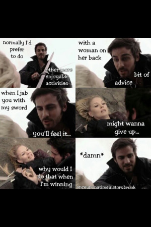 LOVE the scene where Hook and Emma fight! My fav part is when she ...