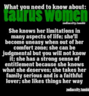Quotes About Taurus Women
