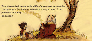 ... wrong with a life of peace and prosperity…